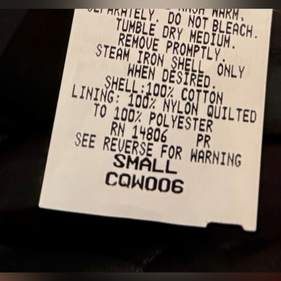 Vintage Carhartt Women’s CQW006 Brown Duck Quilt Lined Barn Coat USA Small Y2K - Picture 6 of 6